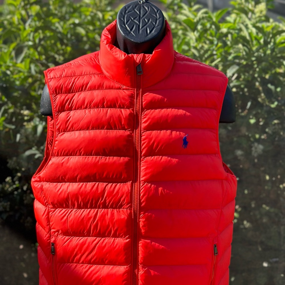 POLO RALPH LAUREN SMALL PONY NYLON PACKABLE PUFFER VEST‎